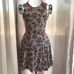 vans flowery skater dress